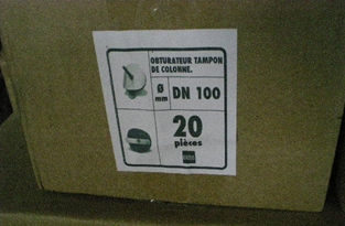 tampon de colonne,Obturateur mécanique pour colonne France obturateur